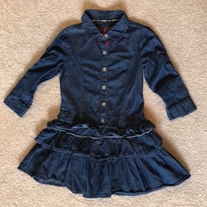 Girls Guess Denim Dress - Size S (7/8)